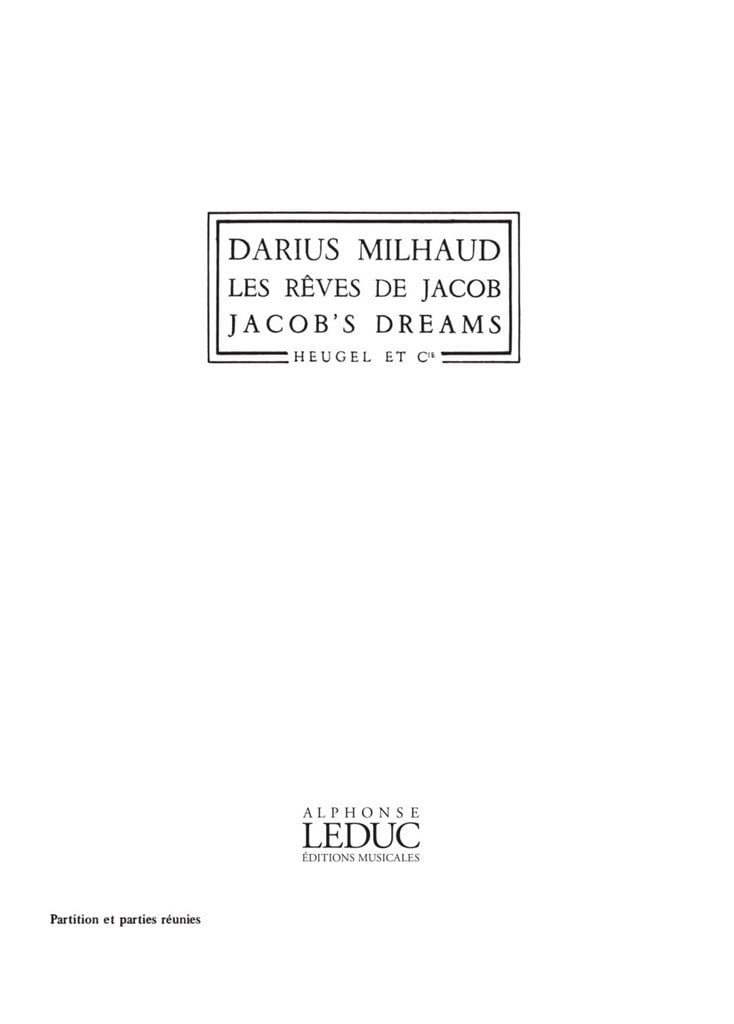 Jacob's Dreams